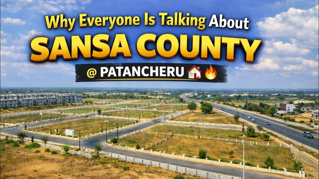 GATED COMMUNITY VILLA PLOTS IN HYDERABAD | AURO REALITY | PATANCHERU | SANSA COUNTY | TATTVA 