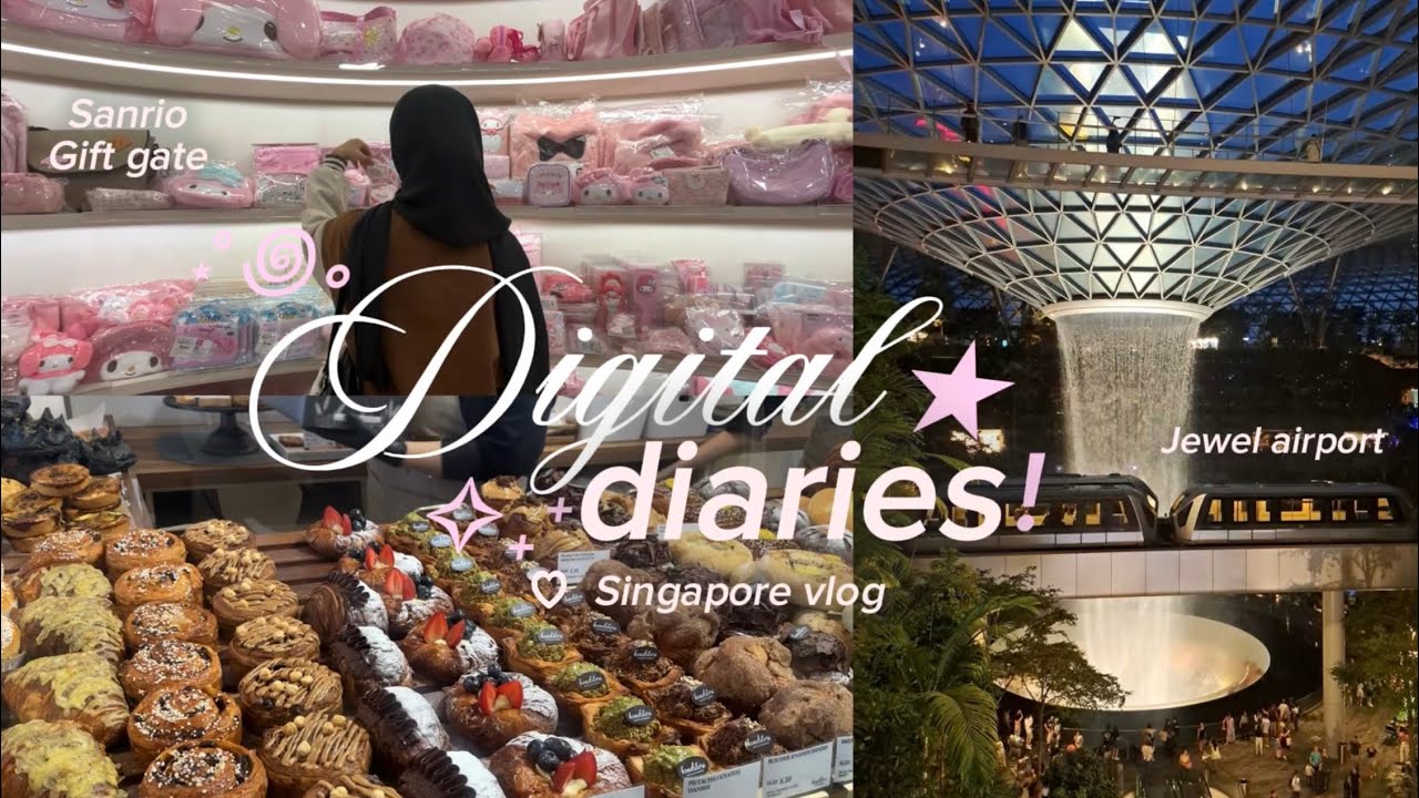 Digital diaries ᯓ★ singapore vlog 📷 daily life, shopping, sanrio gift gate, +more!