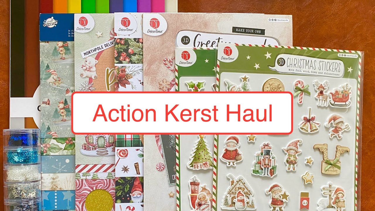Kerst papier bij de Action!