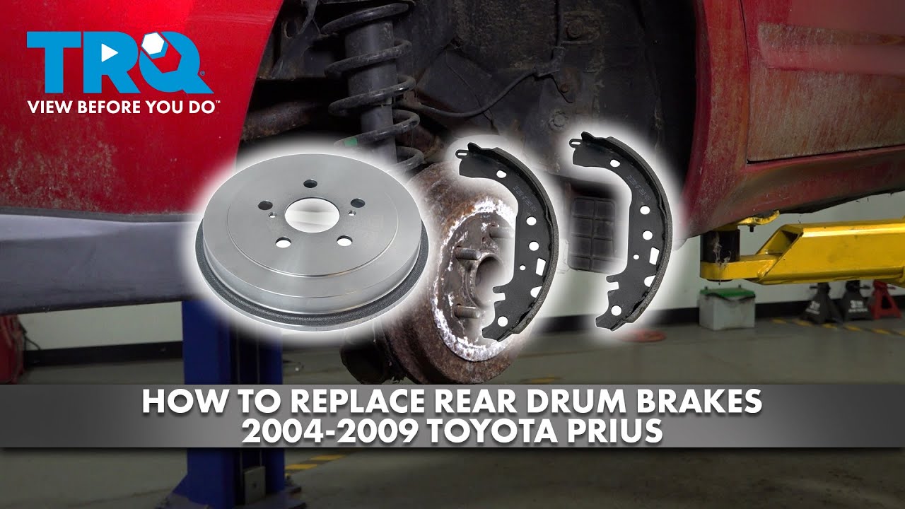 Как заменить задние барабанные тормоза на Toyota Prius 2004-2009