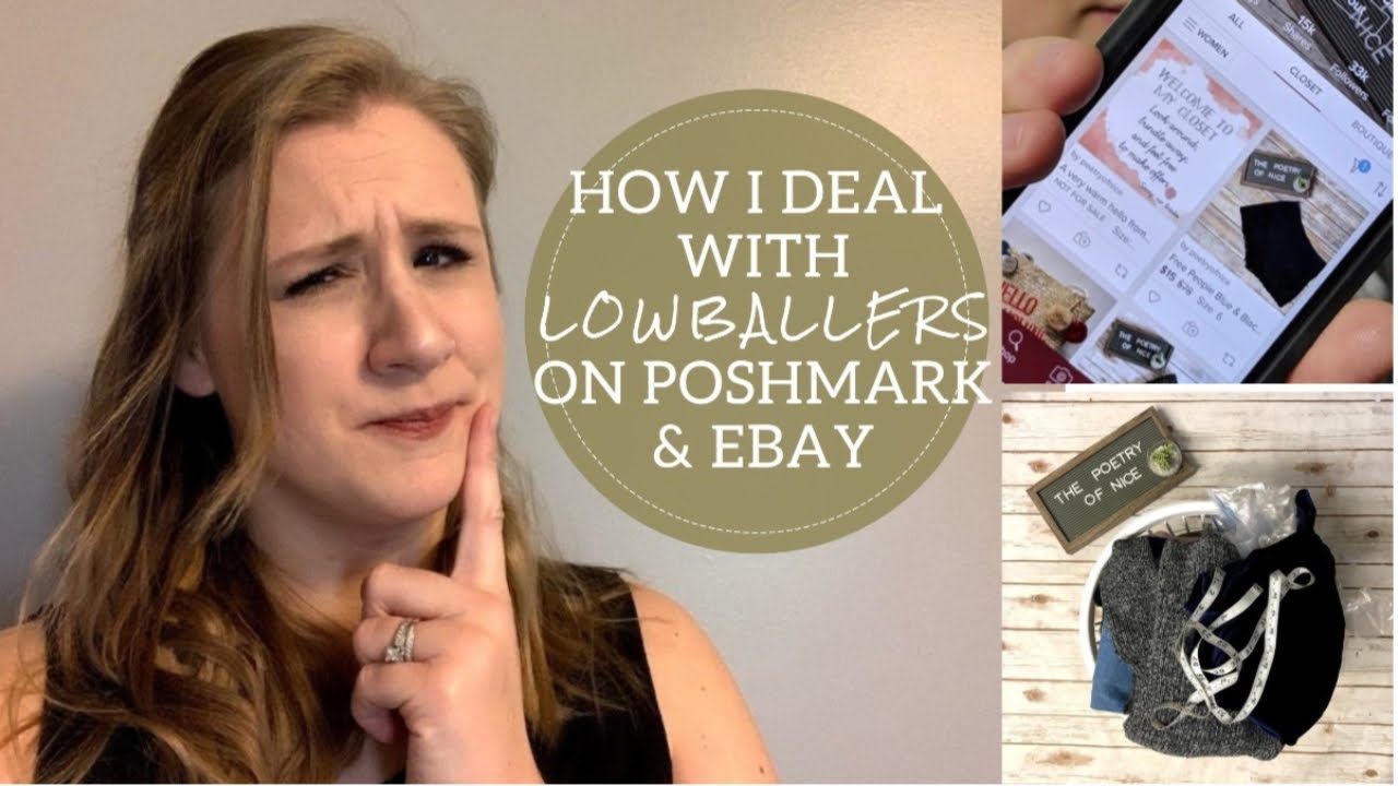 How I Deal with LOWBALLERS on Poshmark & Ebay | Online Reseller Tips | Work at Home Mom