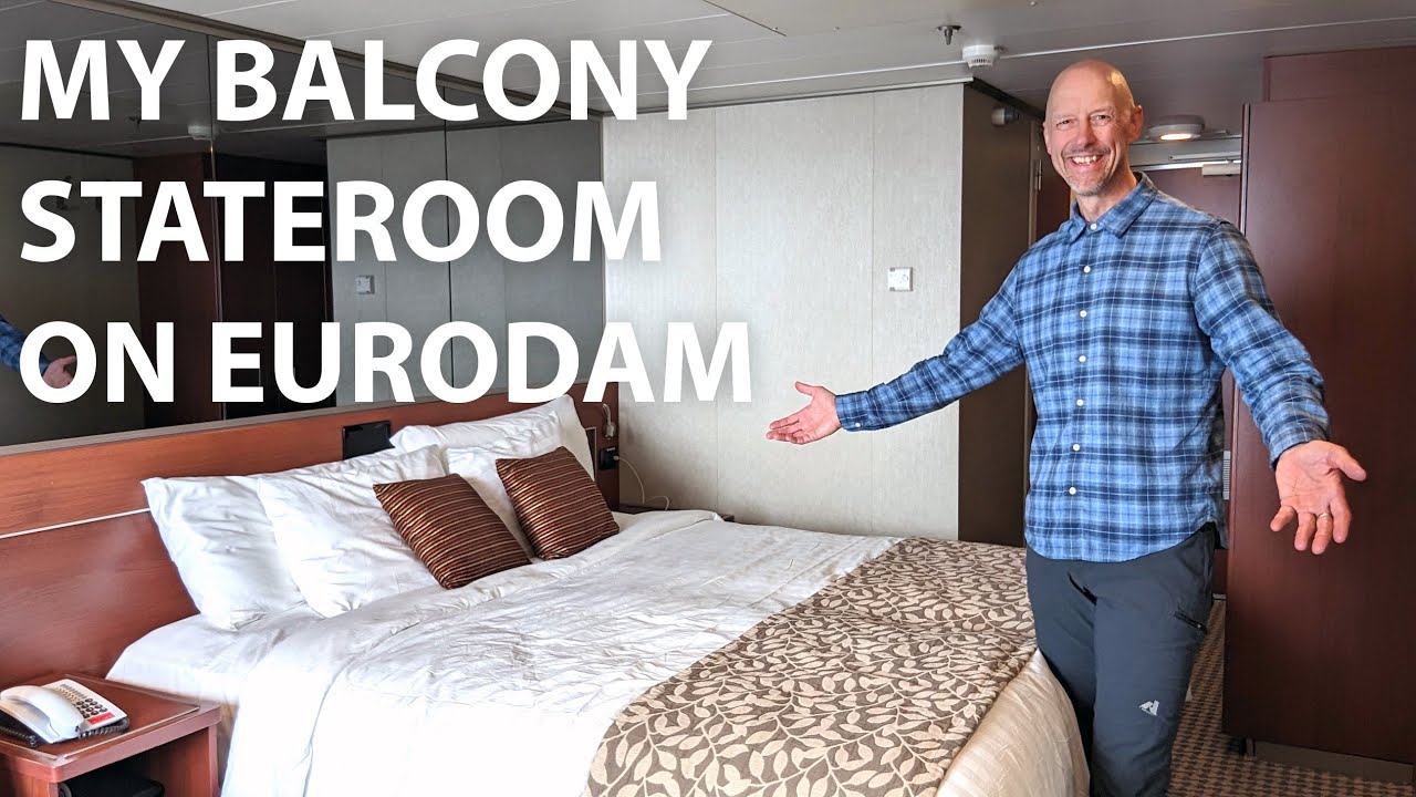 Экскурсия по каюте с балконом на борту судна Holland America Eurodam