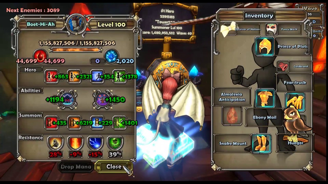 Embermount Volcano Survival wave 36 start