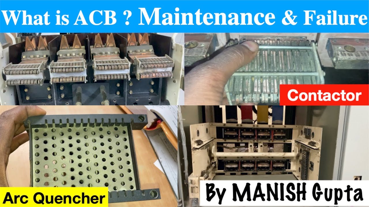 What is ACB ? Air Circuit Breaker in Hindi I Maintenance of ACB I Failure in ACB I