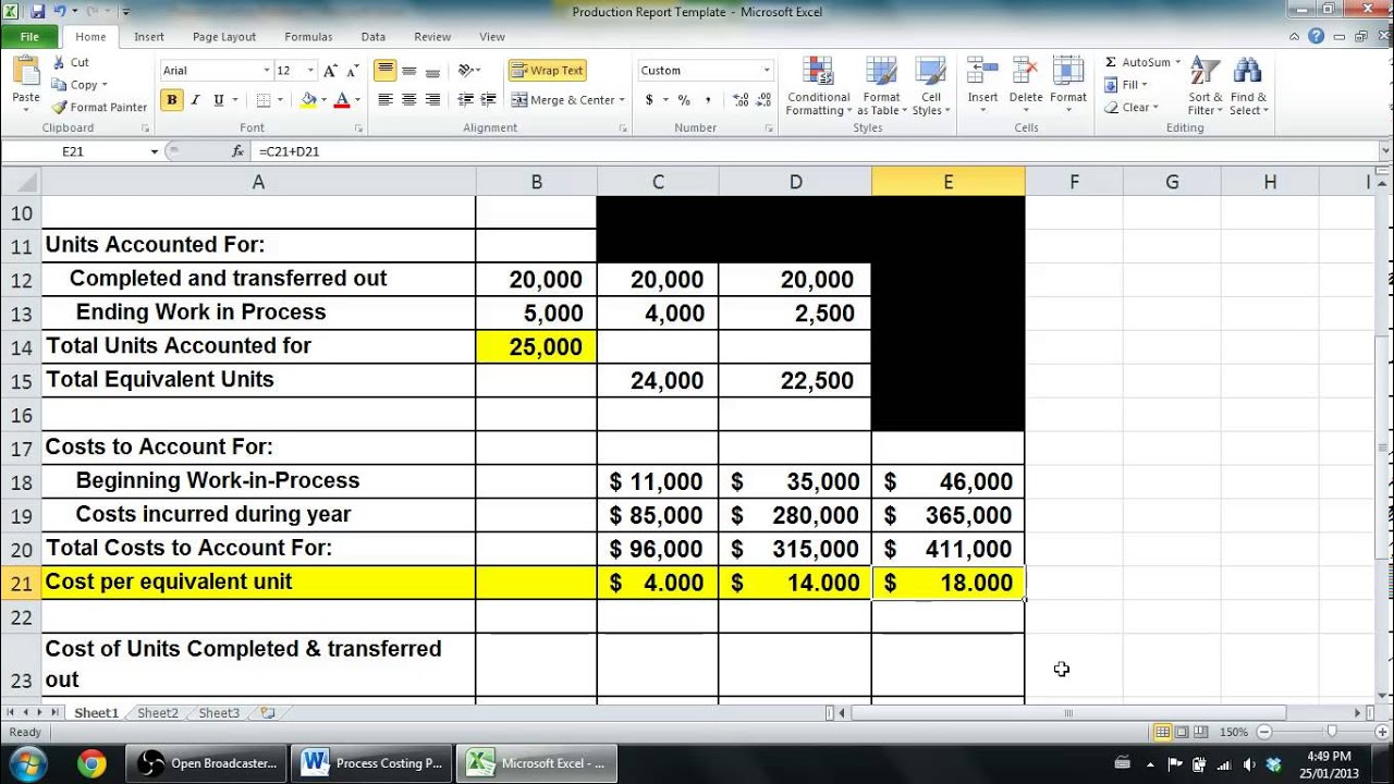 Process Costing Part 3 - Managerial Accounting