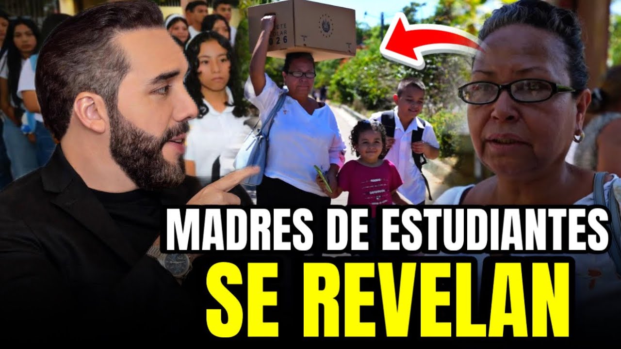 Madres de ESTUDIANTES se REVELAN por Bukele esto les dijo🤯
