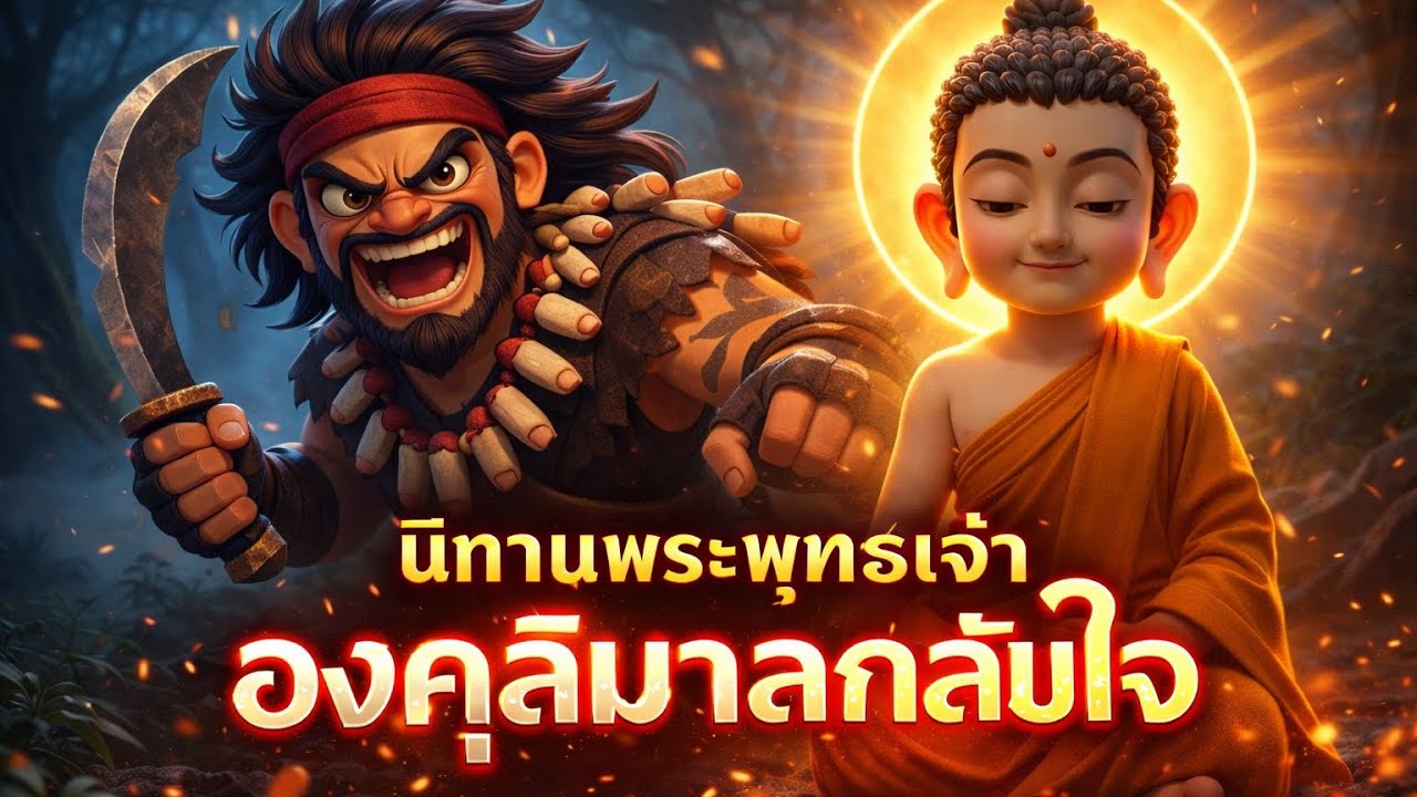 🔥 องคุลิมาลกลับใจ | จากโจรโหดสู่พระอรหันต์