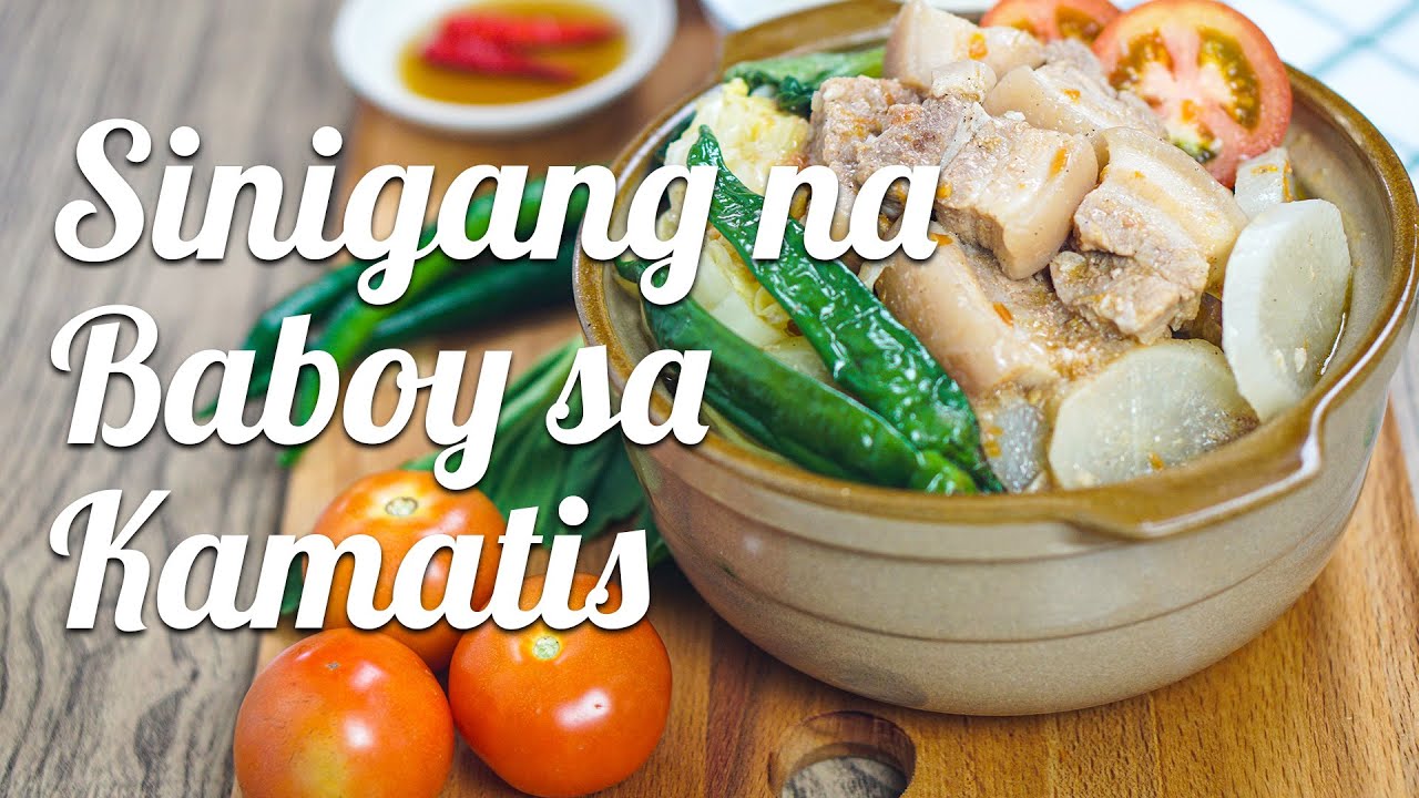 SINIGANG NA BABOY SA KAMATIS