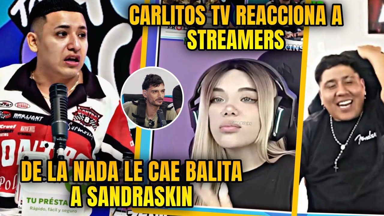 CARLITOS TV REACCIONA A LOS STREAMERS VIENDO SU PROGRAMA SOBRE ICE POSEIDON