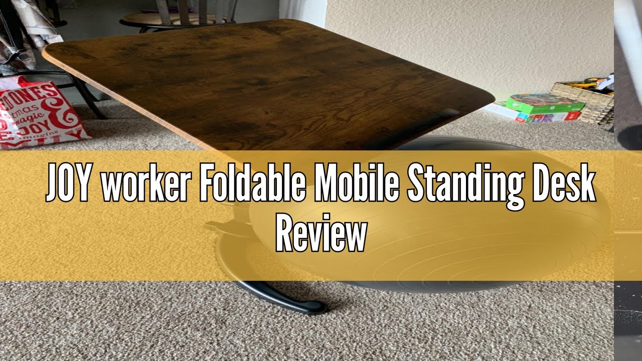 JOY worker Foldable Mobile Standing Desk Review