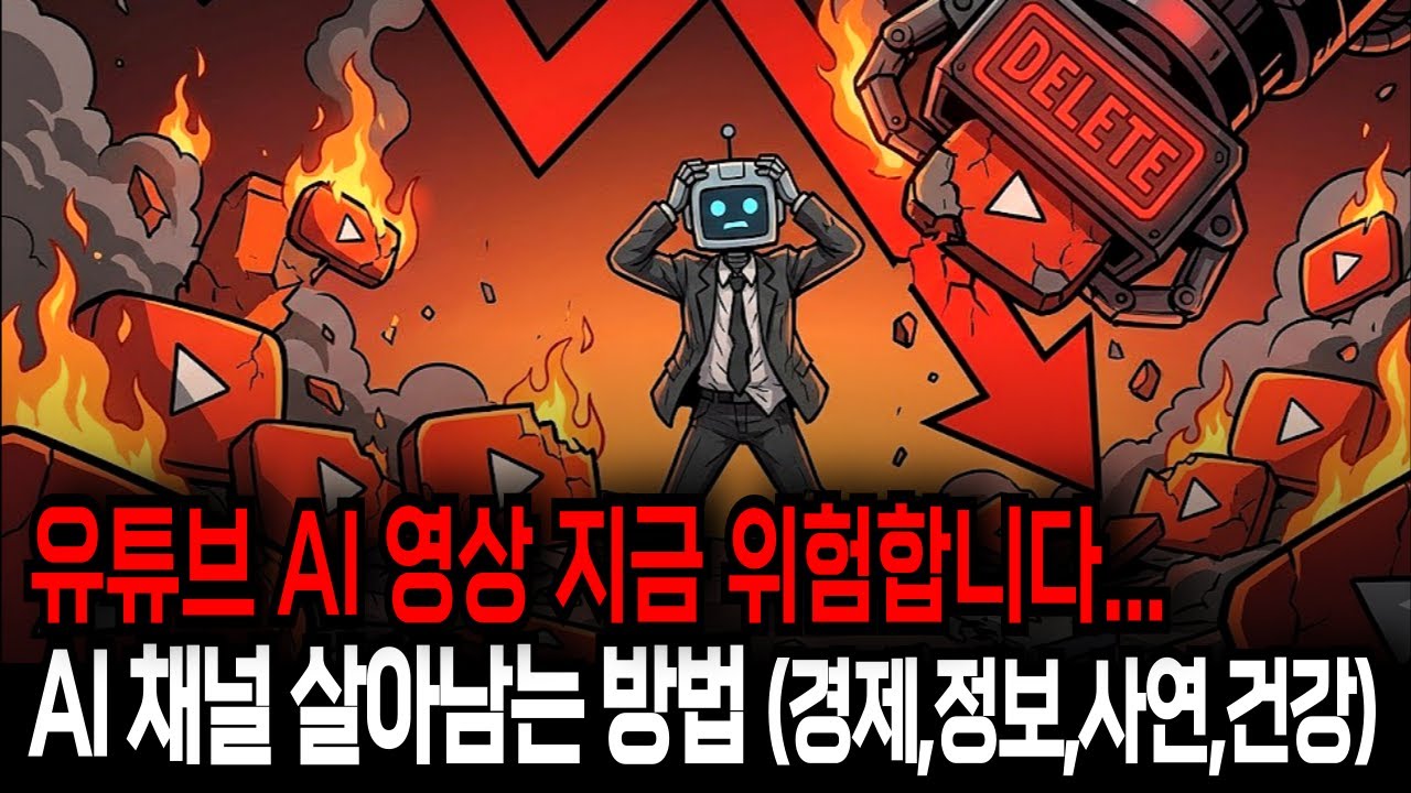 2026년, 유튜브 AI 채널에 '불'이 났습니다. (경제/정보/사연/건강 채널 수익화방법)