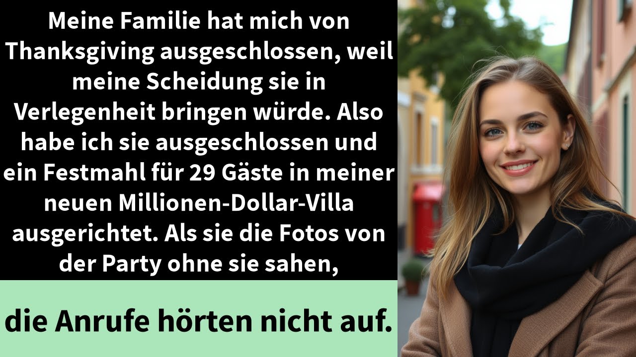 Meine Familie hat mich von Thanksgiving ausgeschlossen, weil meine Scheidung sie in Verlegenheit