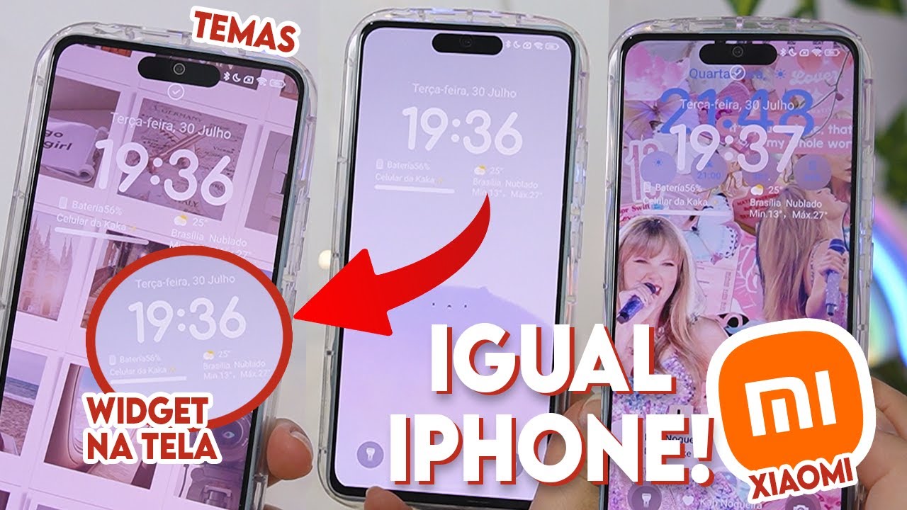 Igual o iPhone! SEU XIAOMI com a tela de bloqueio IGUAL iPHONE