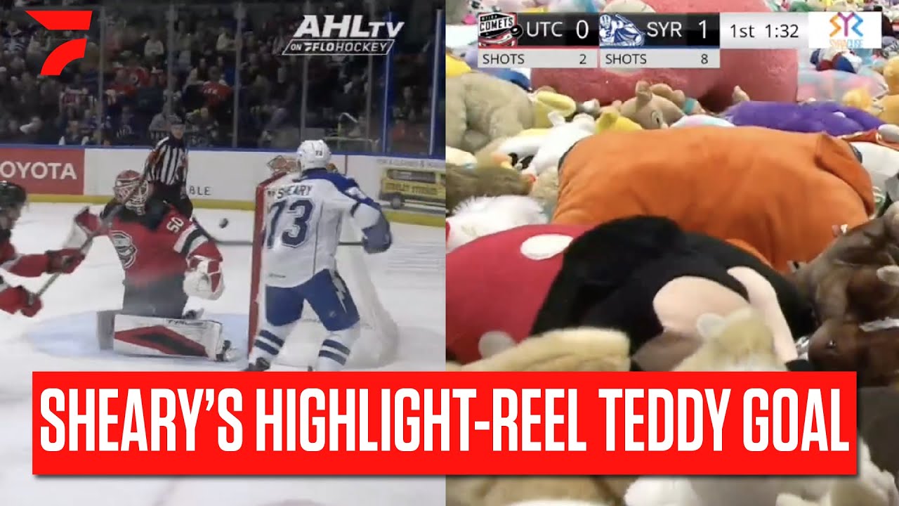 Conor Sheary Bats Puck Out Of Air For Highlight-Reel Teddy Bear Toss Goal