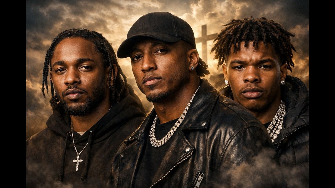 Kendrick Lamar ft. Lecrae and Lil Baby - Faith Over Fear (Lyrics video)