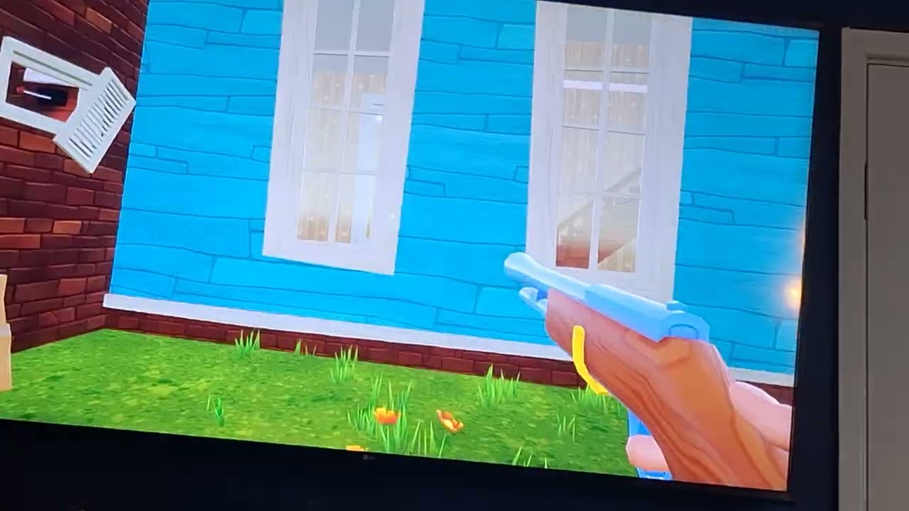 Me playing hello neighbour part 2 part 3 will be coming tomorrow warning this dude can be scary 
