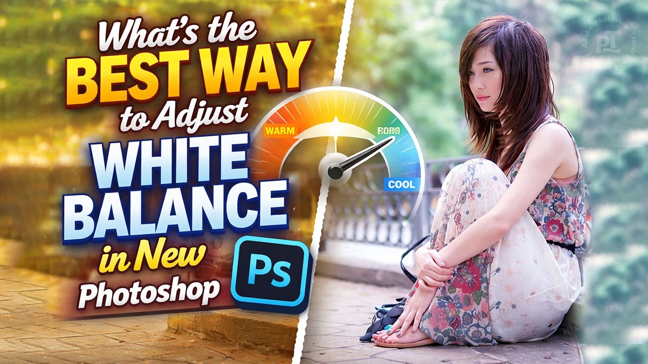 Как лучше всего настроить баланс белого в новой версии Photoshop?