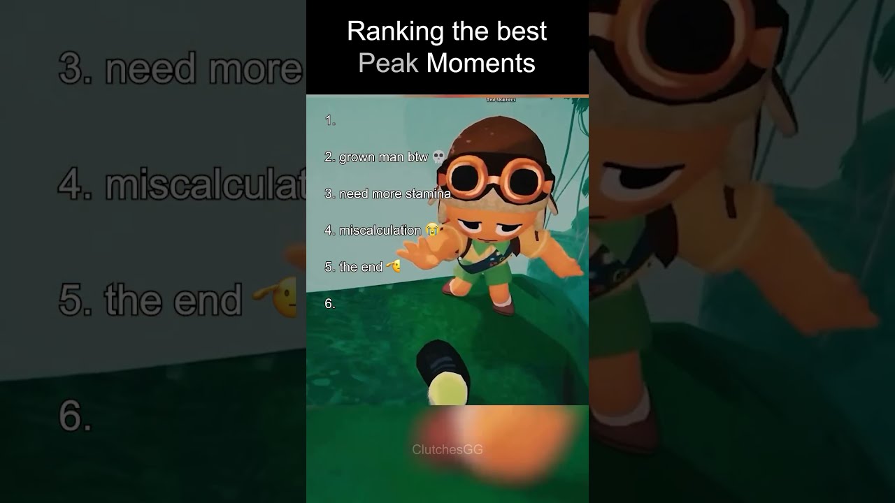 Ranking Top 6 PEAK Moments 😂😂  #peak #funny #peakgame  #peakgameplay #gaming #memes #clips