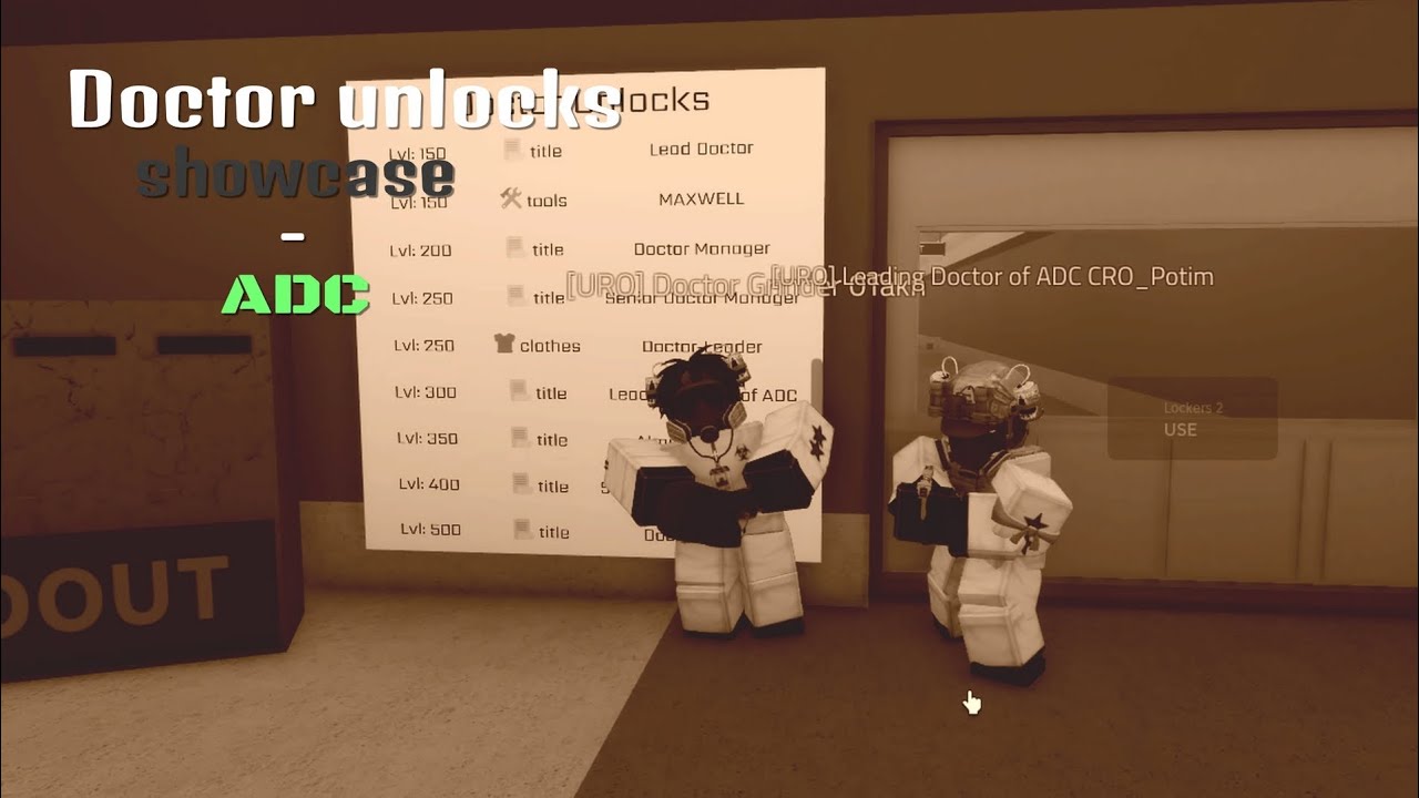 Doctor unlocks showcase - Armed Disease Control