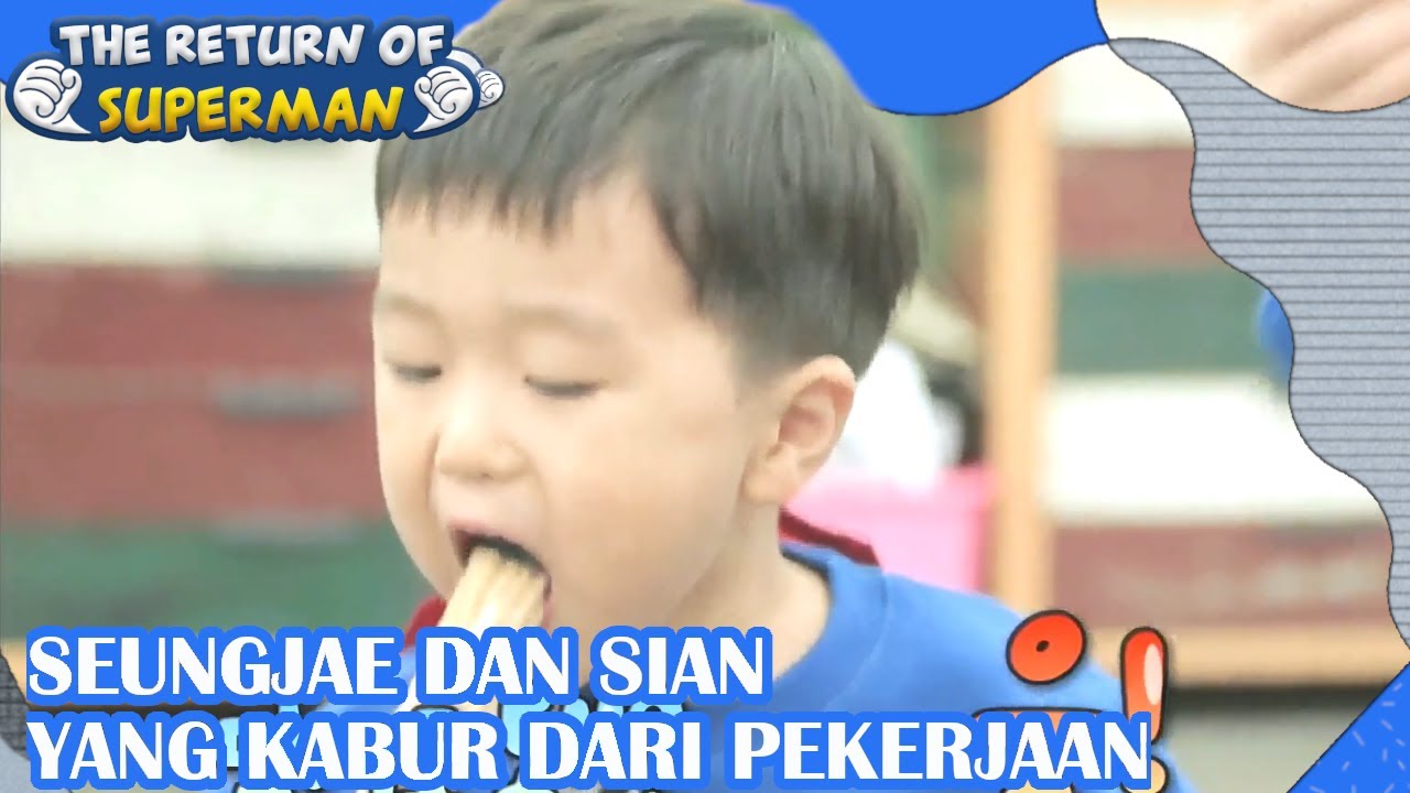 Seungjae dan Sian Yang Kabur dari Pekerjaan |Nostalgia Superman|SUB INDO|171112 Siaran KBS WORLD TV|