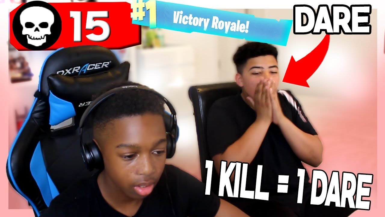 1 KILL = 1 DARE (FORTNITE CHALLENGE)