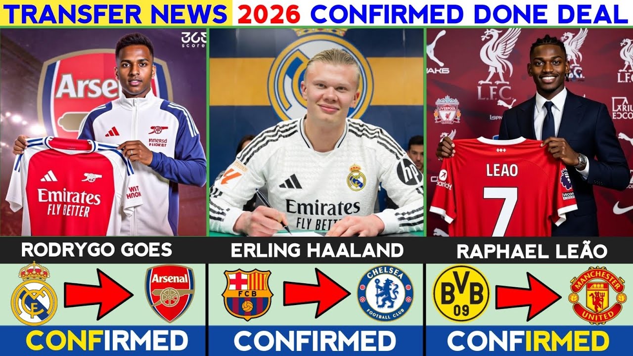 🚨ALL LATEST CONFIRMED TRANSFER NEWS OF JANUARY TRANSFER WINDOW 2026💥 | Semenyo, MAINOO & Osimhen ✅️