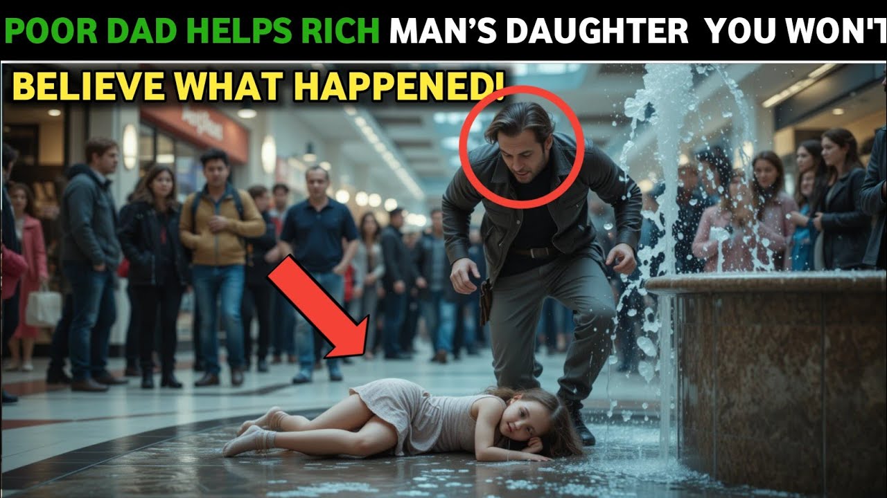 Little Girl Collapses in Mall — Single Dad Rushes to Help… Then Finds Out WHO She Really Is
