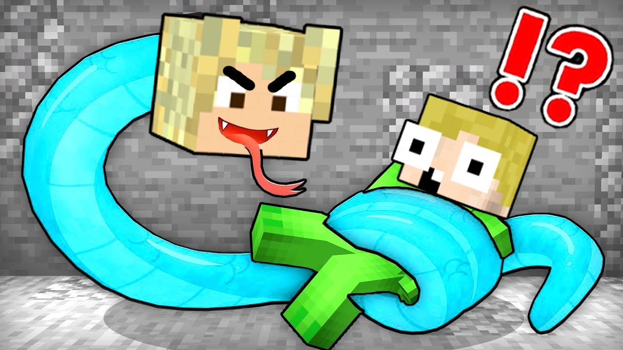 Livet Som En SLANGE i Minecraft!!