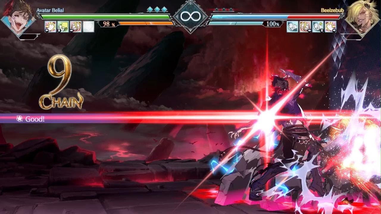 Granblue Fantasy Versus Rising : Avatar Belial 100% Combo