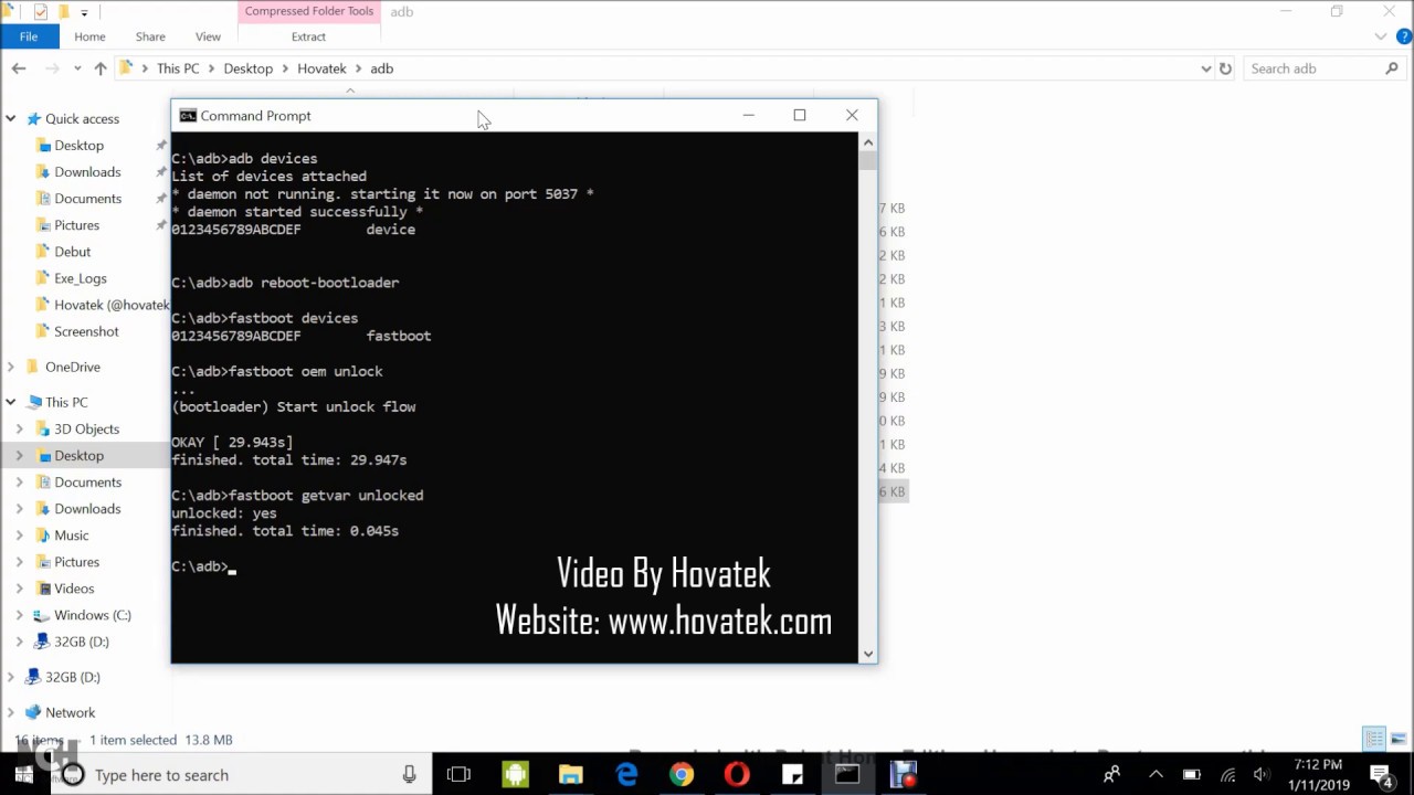 Как разблокировать загрузчик Android с помощью ADB и Fastboot