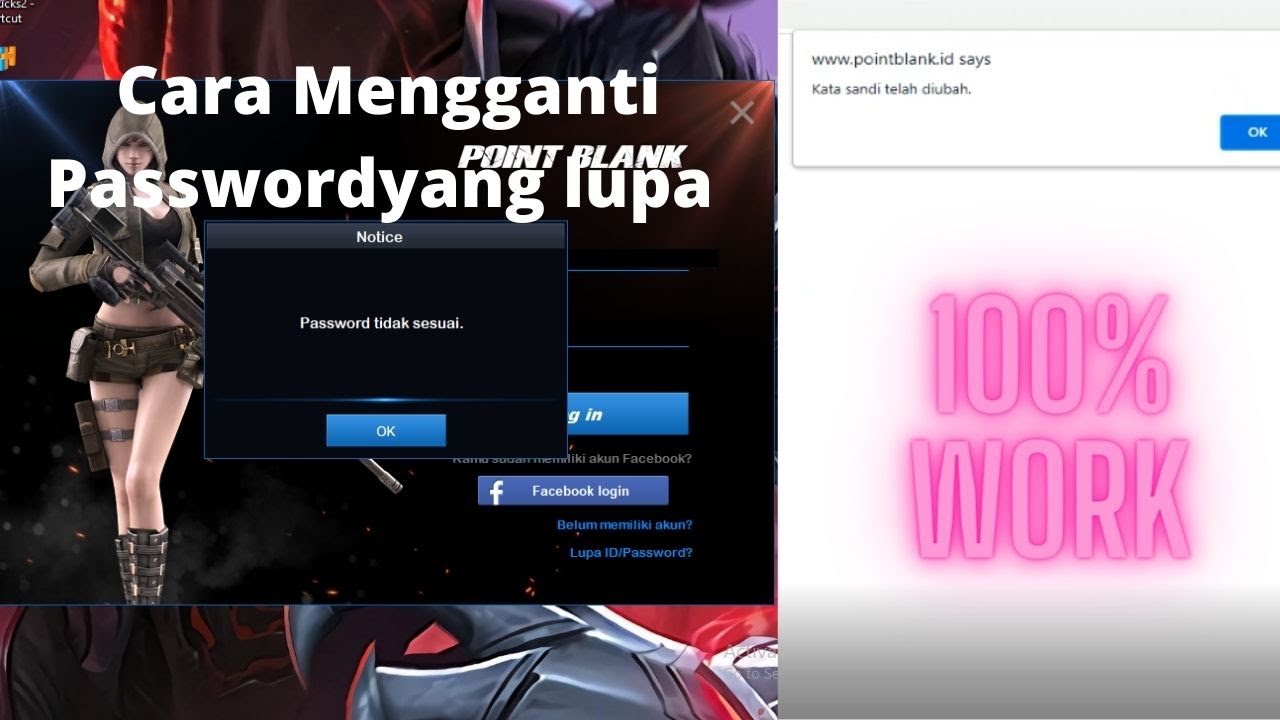 CARA MENGATASI LUPA PASSWORD POINT BLANK ! 100% BISA