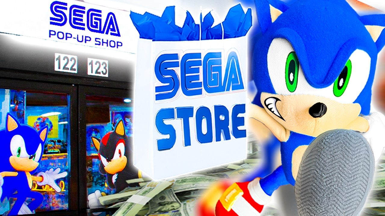 SuperSonicBlake: Sonic Goes To SEGA Store! (Invited by SEGA)