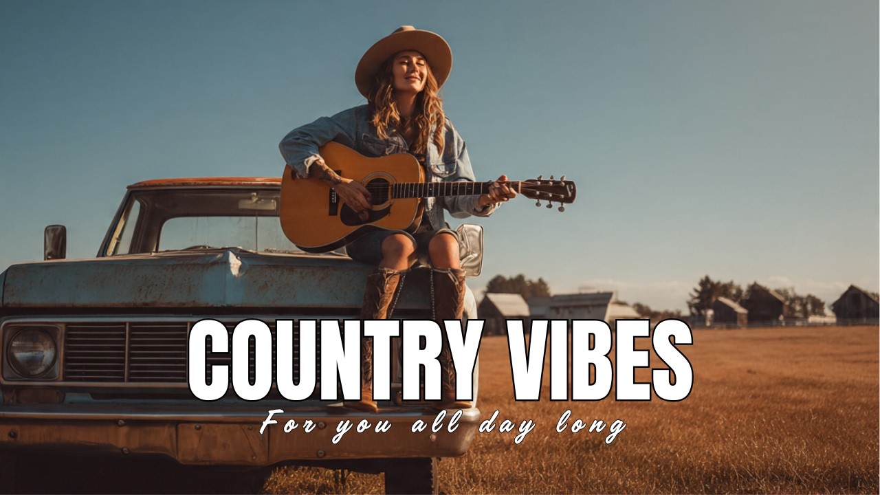 Best Country Music – Tim McGraw, George Jones, Johnny Cash Improvisations for Sunset Over Farmland