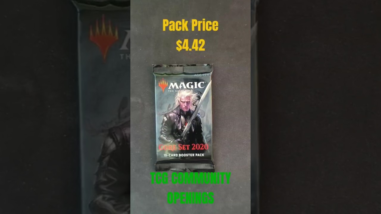 Magic The Gathering - Core Set 2020 booster pack opening
