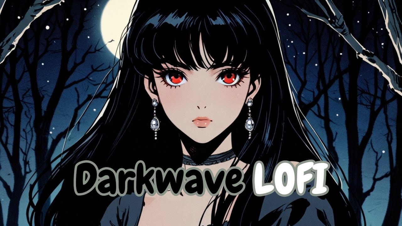 🌑💔 Shadows of the Moon | 1 Hour of Melancholic Darkwave Lofi for Lonely Nights 🕯️🦇🎃