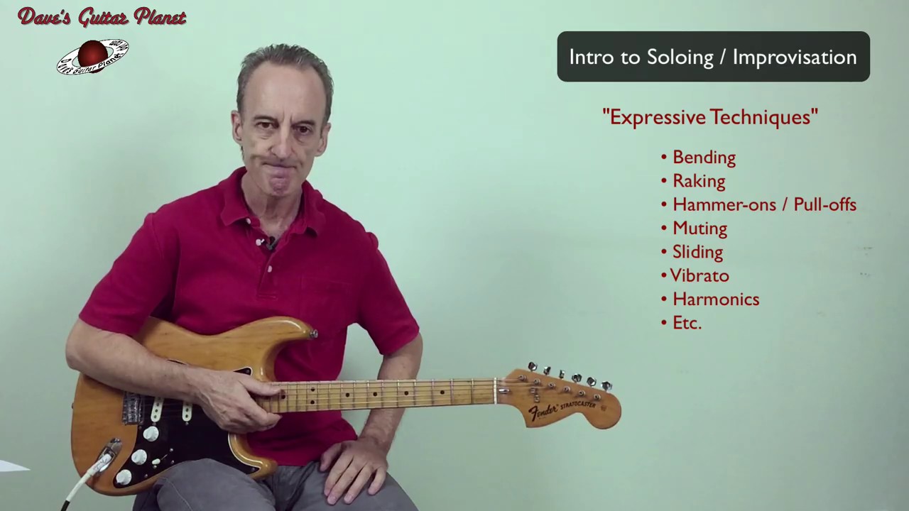 Intro To Beginning Soloing - Expressive Techniques