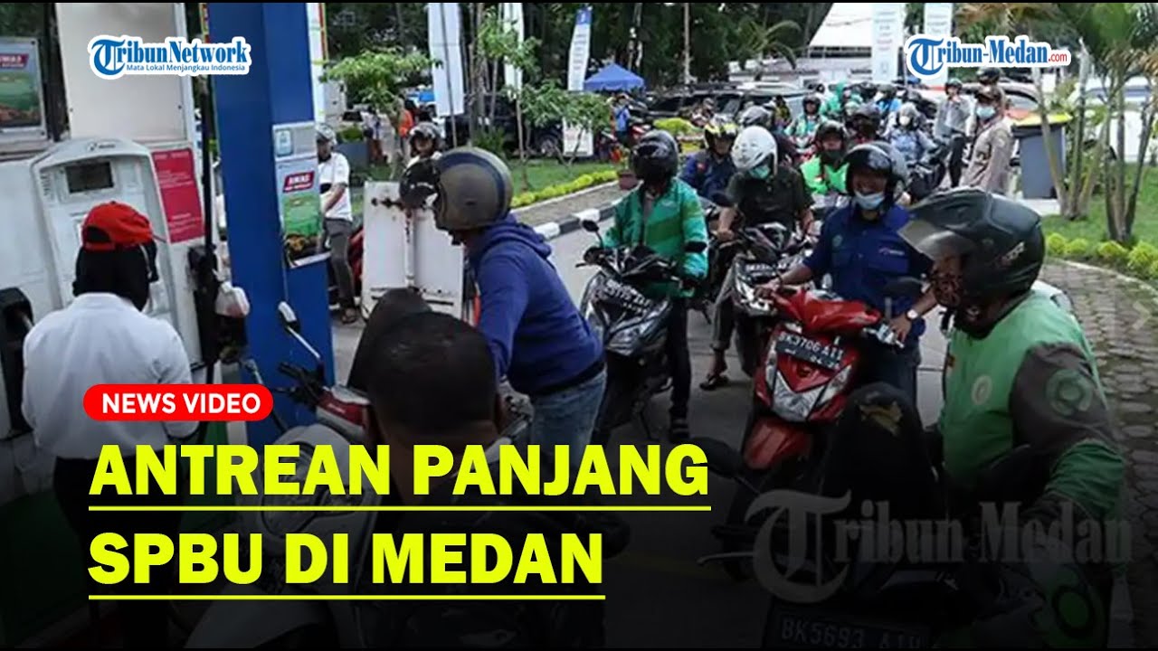 BBM Langka di Medan❗ Antrean Panjang di Seluruh SPBU. .