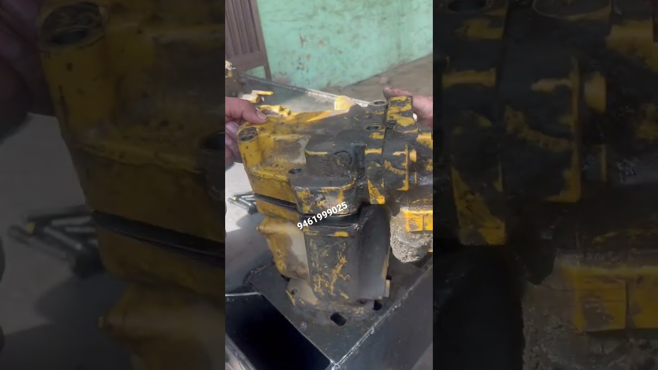 Cat grader 120K2 hydraulic pump repair 