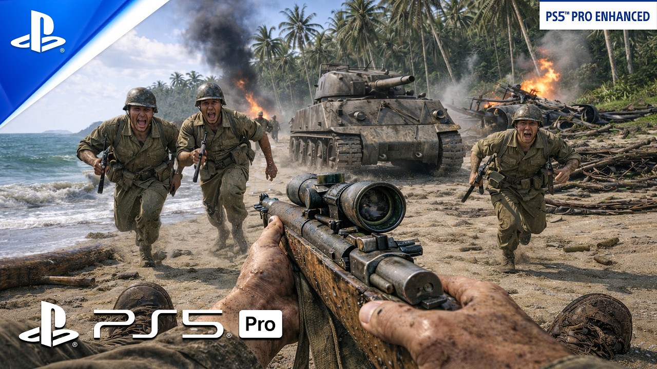 Игра THE JAPANESE WAR 1943™ выглядит просто потрясающе на PS5 PRO | Ультрареалистичная графика, г...