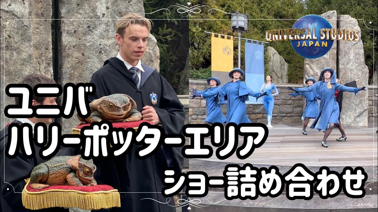 【魔法のショー】ハリーポッターエリアに行ったら是非見てほしいショー詰め合せ【USJ最新】