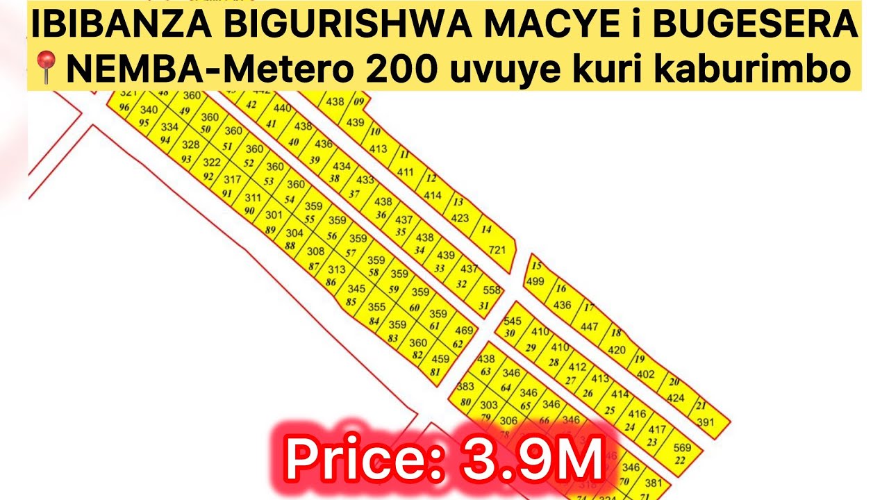 IBIBANZA  BIGURISHWA MACYE i BugeserA Metero 200 uvuye kuri kaburimbo 