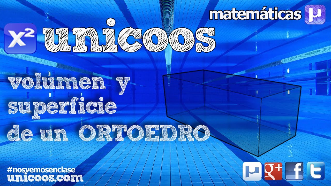 Volumen y Superficie de un ORTOEDRO SECUNDARIA (3ºESO) matematicas