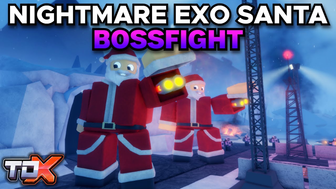 TDX Nightmare Exo Santa Boss Fight (Wave 23) | Xmas 2024 Chapter 1 Nightmare
