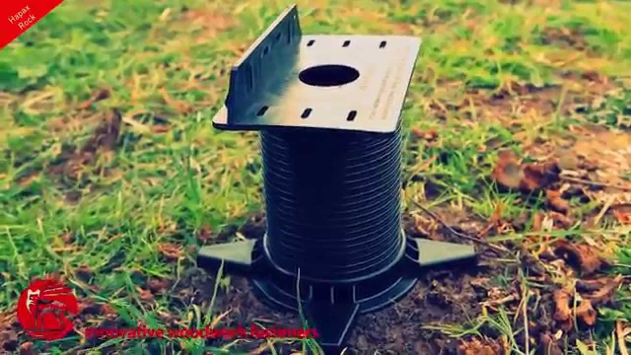 Construire les fondations d'une terrasse ou abri de jardin rapidement