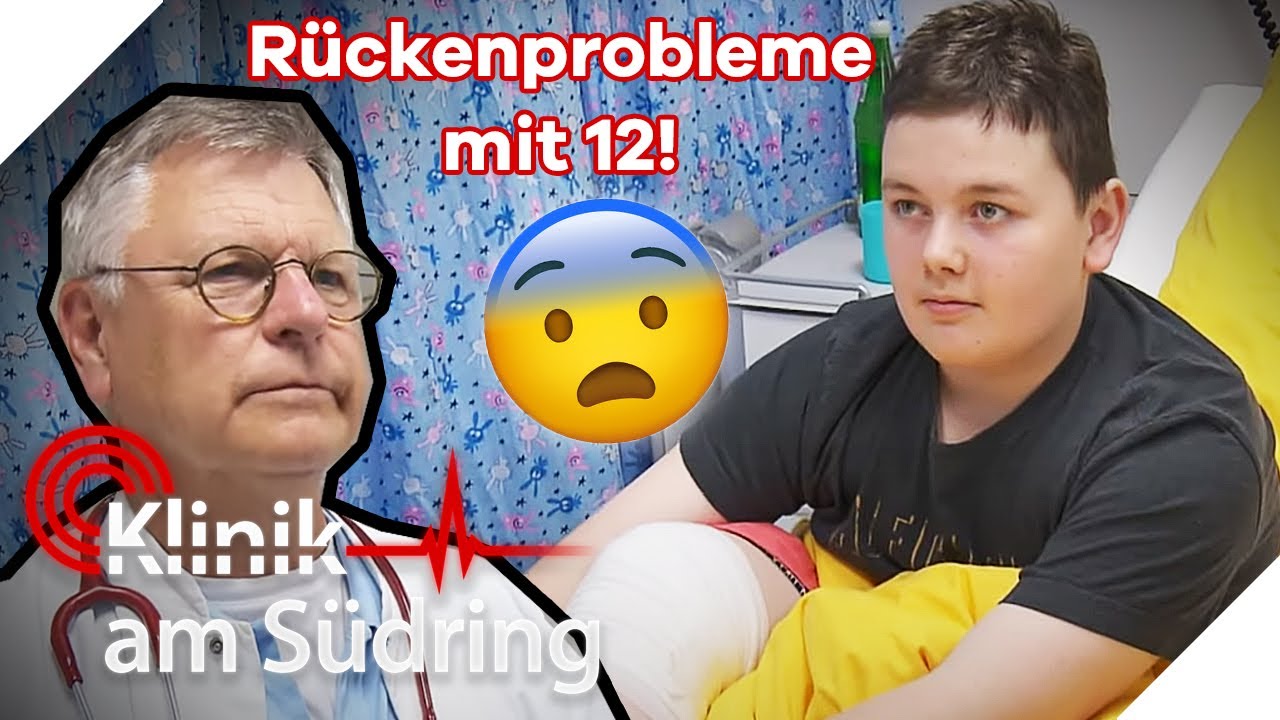 Zu viel Druck? Junge hat mit 12 Jahren schon Rücken- & Knieschmerzen! 😨 | Klinik am Südring | SAT.1