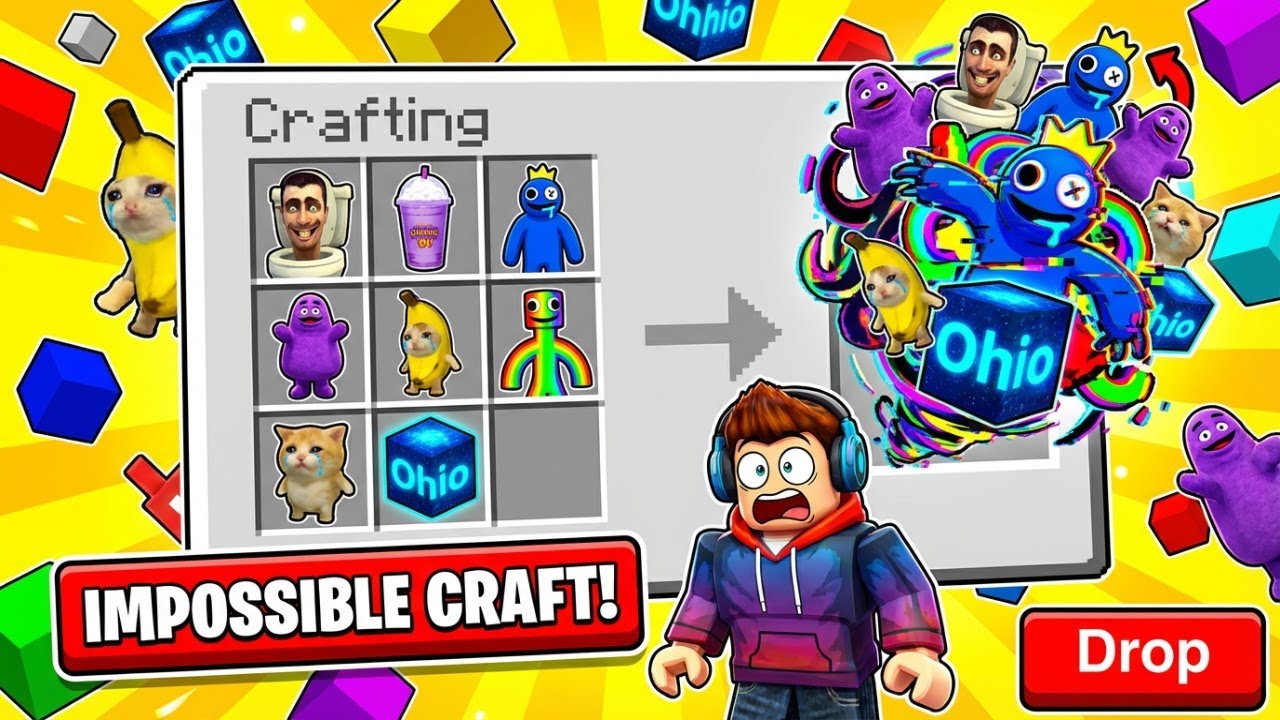 I Craft all Brainrot impossible in Roblox