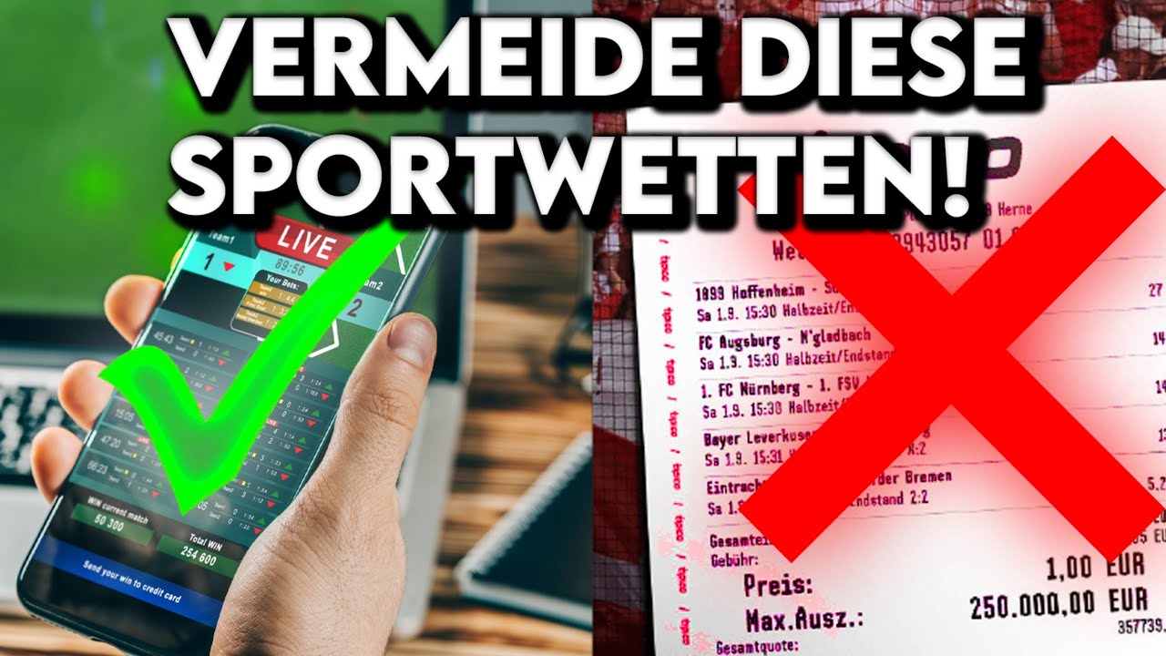 Die 5 schlechtesten Sportwetten &ndash; Diese Fehler ruinieren deine Sportwetten Tipps beim Buchmacher!