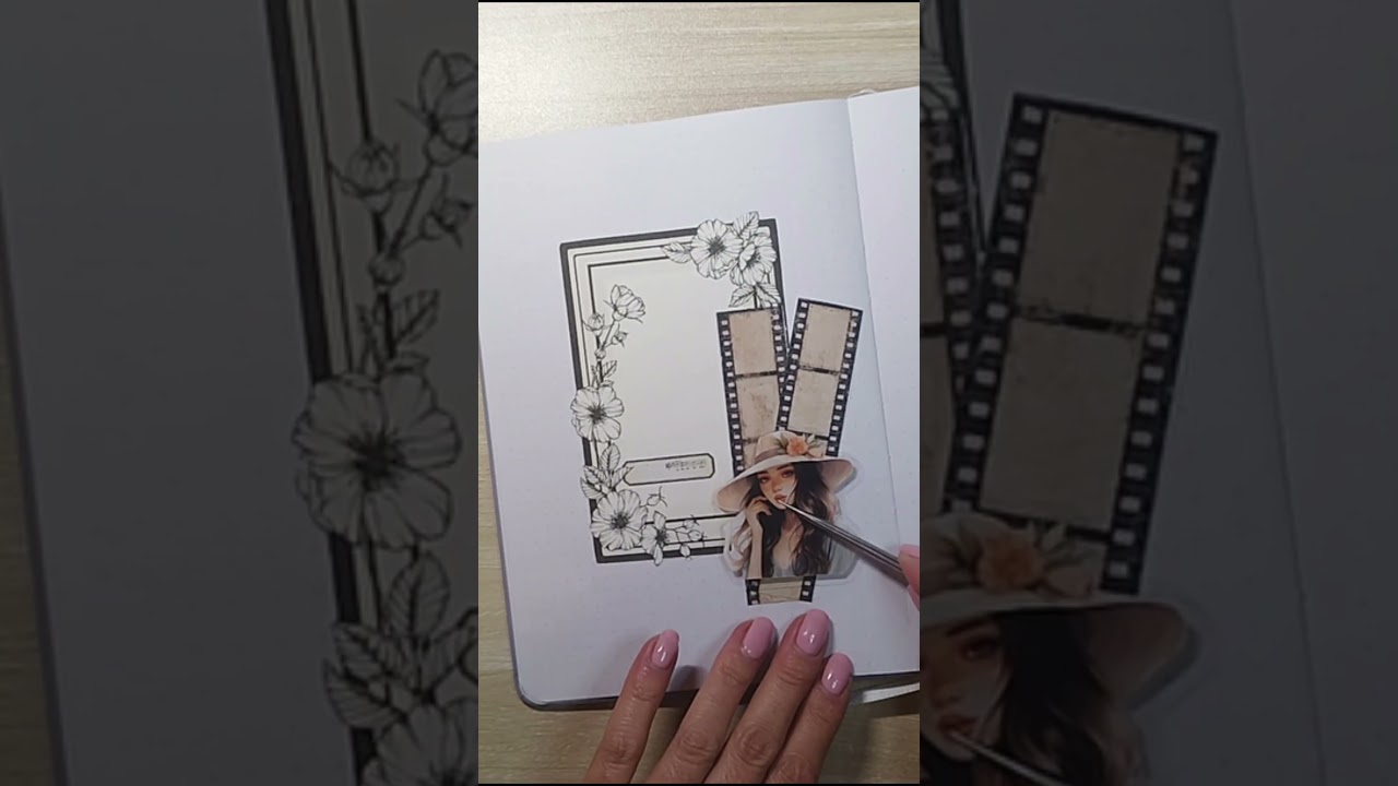 ASMR | Journal with me |Scrapbooking Relaxing Sounds 