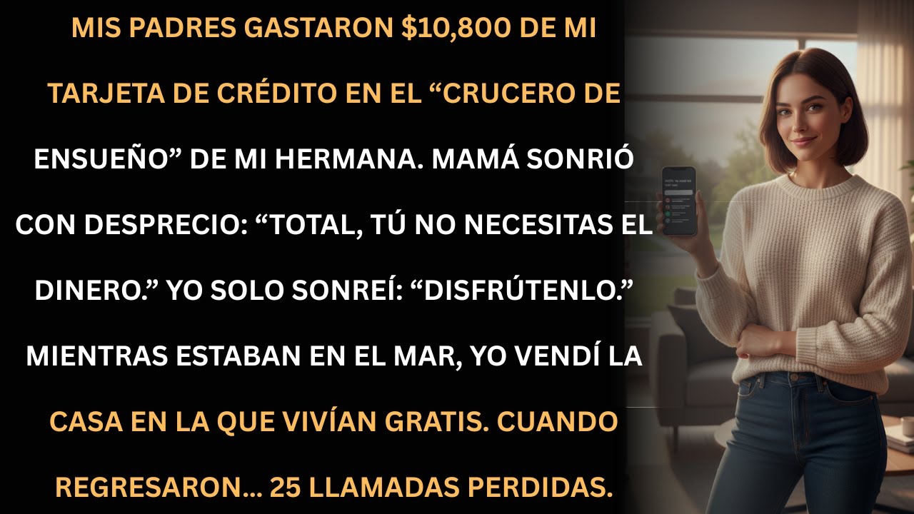 Mis padres gastaron $10,800 en mi hermana… mientras yo vendía su casa.
