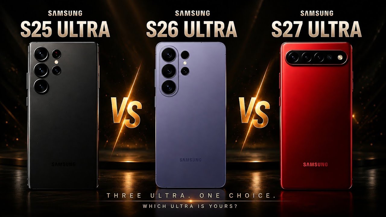 Samsung Galaxy S25 Samsung Ultra vs Samsung S26 Ultra vs S27 Ultra - Full Comparison Which One Wins?